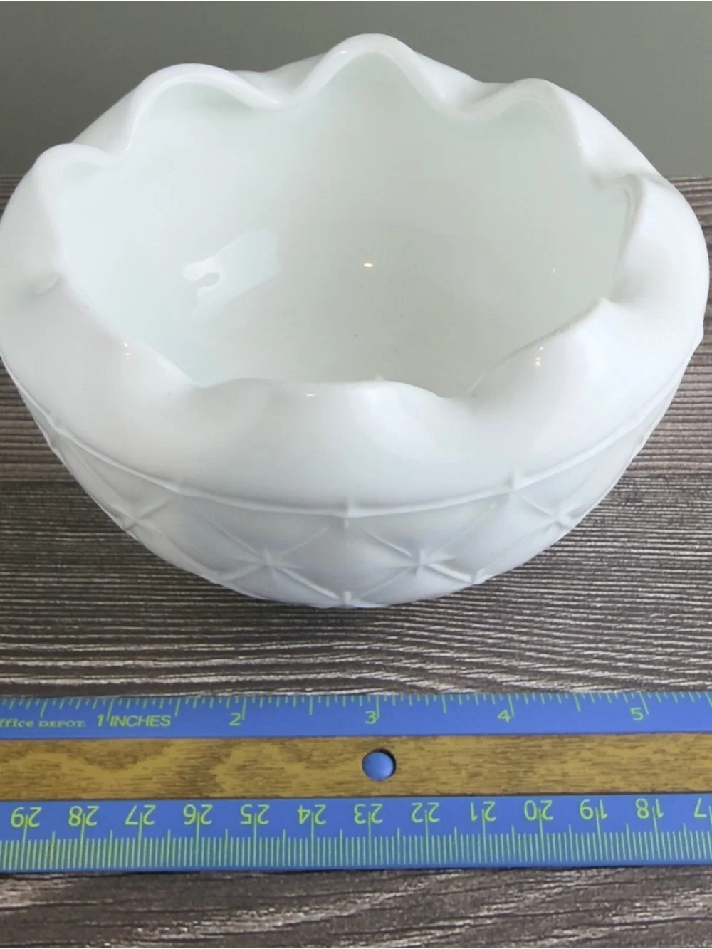 Vintage Milk Glass Lot + Silver Stand & 2 Silver Spoons – Elegant Serving Set